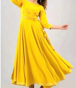 Yellow Ethnic Gown