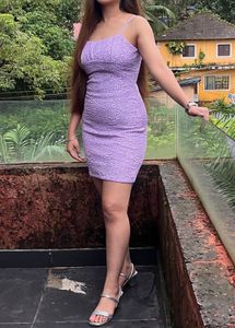 Lilac Rose Mini Dress
