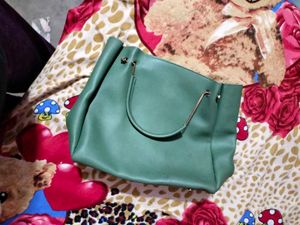Mint Green Satchel Bag