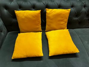 4 Yellow Classy Cushions⭐️❤️