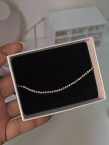 Quinn Slim Tennis Bracelet Adjustable