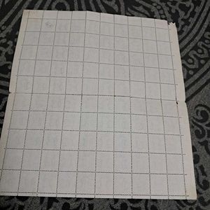 Sheet of 100 unused service stamp