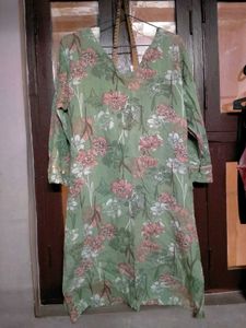 Floral Print Kurta