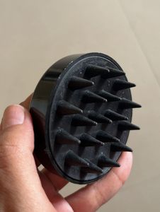 Black colour hair scalp massager for women Men