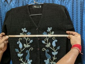 Girl Black Cardigan Full.