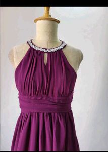 Purple Halter Dress