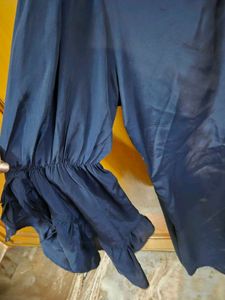 Blue Long Top