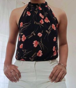 Floral Halter Top