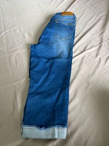 Blue Denim Capris