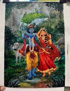 Radha Krishna Painting