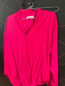 Pink Button-Down Shirt