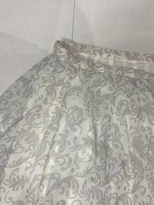 White &amp; Silver Lehenga Skirt