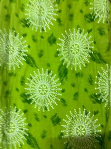 🌿Leafy Lime Green Printed Palazzo – Breezy Summer