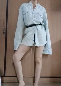 Denim Shirt Dress