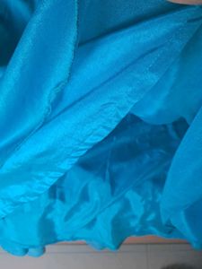 Teal Embellished Anarkali Dress