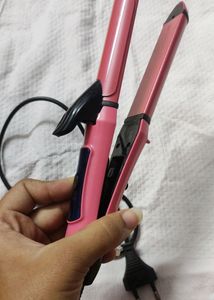 2 In 1 Straightner And Curler 👍😍