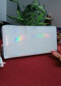 Elegant Holographic Handpurse Fixed Price