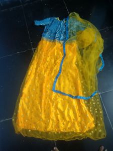 Long Gown with Dupatta