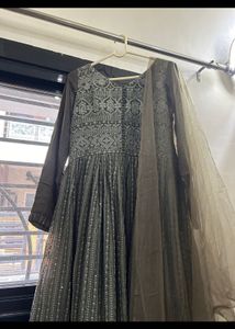 Elegant  Gown with Dupatta