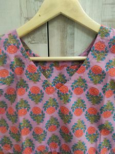 Cotton Peplum Top