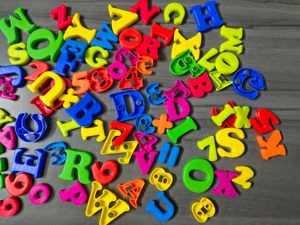 Magnetic Letters And Numbers - Fridge Magnets