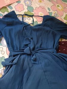 Blue Flowy Dress