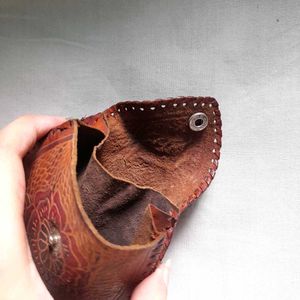 Leather Change Purse Coin Pouch Women&#39;s Wallet 👛