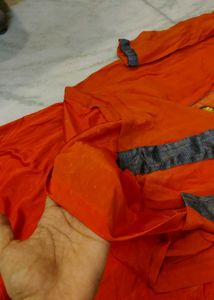 Orange Chiffon Kurti