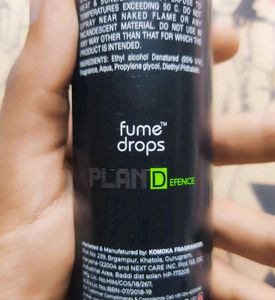 FUME DROPS PLAN DEFENCE PERFUME
