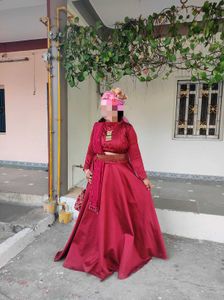 Red Lehenga Choli Set