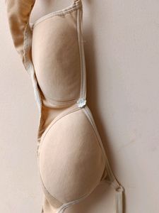 Combo Of Panty &amp; Used Nude Colour Padded Bra
