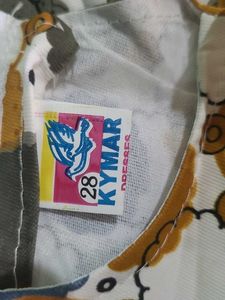 Beautiful Girls Printed Frock - Size 28