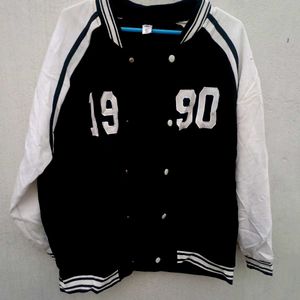 ⚫️Varsity Jacket - Black &amp; White
