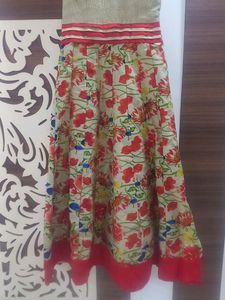 Heavy Wedding Floral Golden Dress