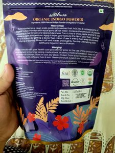 Satthwa Organic Indigo Powder Hair Colour