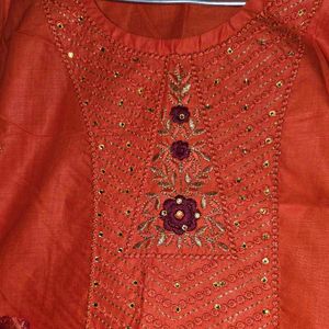 Kurta Set For Women Stitched XS Size 30-32 Bust