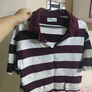 Trendy Collared Tshirt