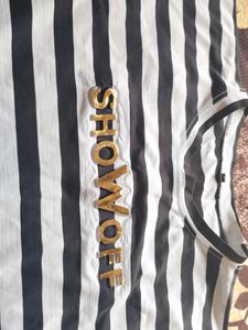 Striped &#39;Show Off&#39; Tee