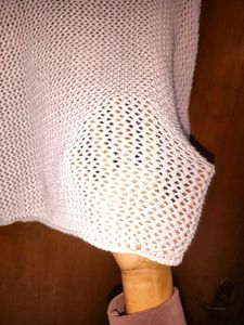 cute woolen see through over wear