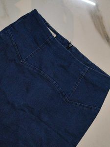 Denim Mini Skirt