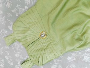 Vintage Green Dress with Jewel Detail