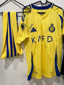 Al Nassr cr7 scarf and new seasons football jersey
