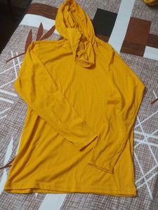 Yellow Long Sleeve Hoodie