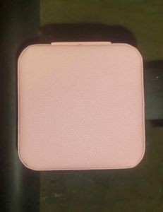 Pink Travel Jewelry Organizer