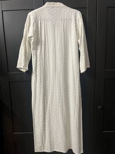 White Chikankari Kurta