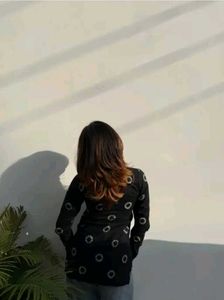 Stylish Black Printed Tunic