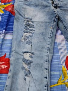 Ripped High Waisted Jeans