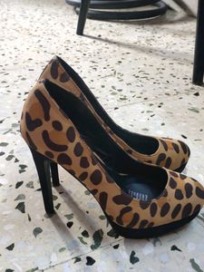 cheetah print pencil heels