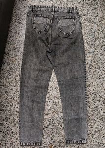 Ripped Acid Wash Jeans