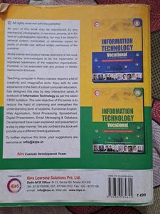 Class 10th- Information Technology Code No. 402 CBSE